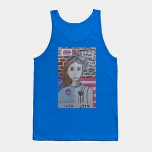 Time Machine (Large Print) Tank Top